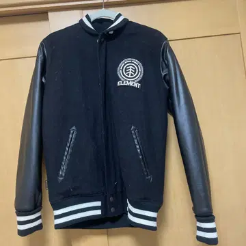 ELEMENT 바시티 자켓 블랙