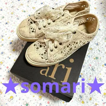 오샤레 워커 전체 레이스 스니커즈 신발 소말리 somari