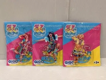 타케시타 파라다이스 GiGO 한정판 아크릴 스탠드 전 3종 컴플리트 세트