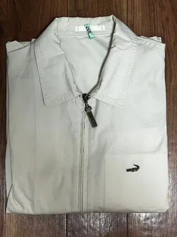 crocodile 화이트 지퍼 달린 자켓