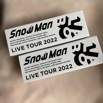 Snow Man LIVE TOUR 2022 응원봉