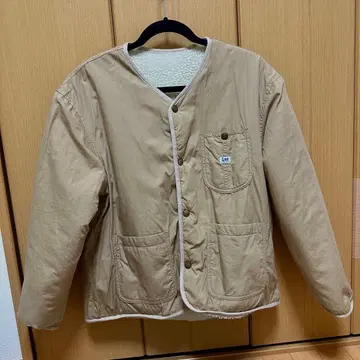 Lee 리버서블 보아 자켓 베이지