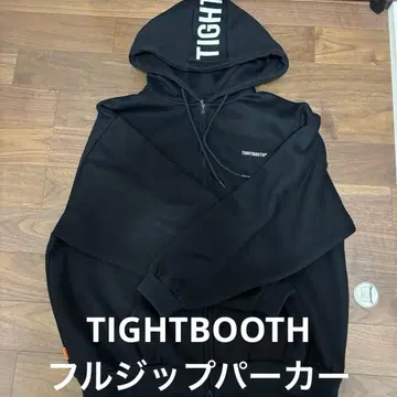 TIGHTBOOTH 타이트 부스 풀 집업 후드티