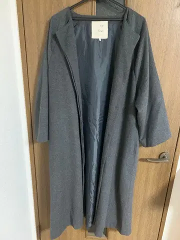 [ 08Mab ] 롱 코트 차콜 F-819HF261