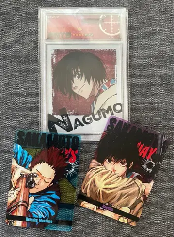 나구모 SAKAMOTO DAYS 사진 스타일 아크릴 스탠드 스탯 카드