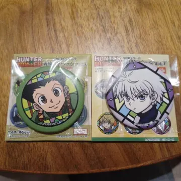 HUNTER x HUNTER 와지풍 캔뱃지 곤 키루아 헌터헌터