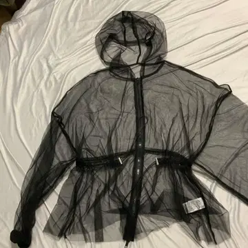 시어 후디 지퍼 블루종