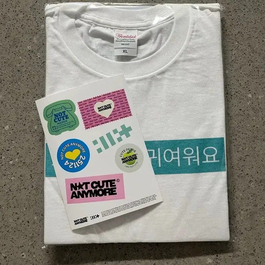 Illit Not Cute Anymore T-shirt sealed on Bunjang Global Site.