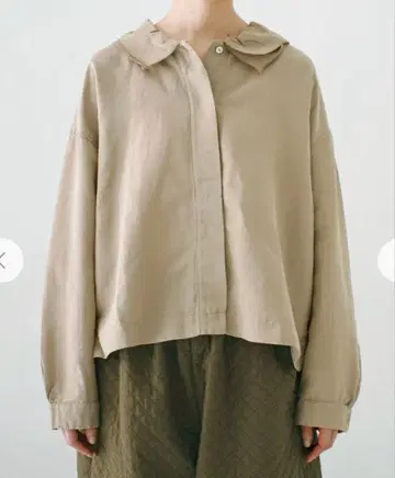 네스트로브 코튼 린넨 트윌 더블 칼라 셔츠