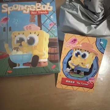 POPMART 스펀지밥 best friends