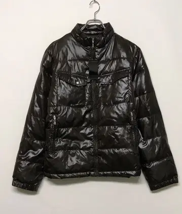 MALE&CO 네오 시크 스타일 Y2K 00s 구제 의류 광택 다운 자켓