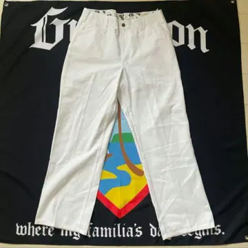 90s made in usa 벤디비스 프리스코 팬츠 화이트