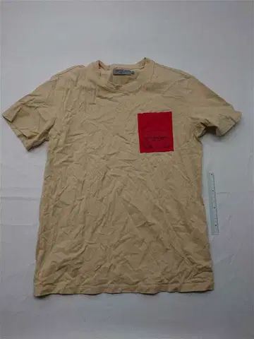 캘빈 클라인 진스 릴랙스핏 티셔츠 베이지 남성용 S