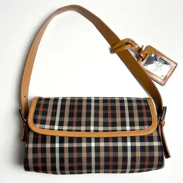 [새상품급] DAKS(닥스) 캔버스 x 가죽 원숄더백/핸드백