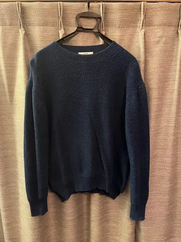 저널 스탠다드 relume 네이비 리브 스웨터