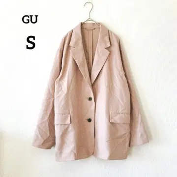 GU 테일러드 자켓 남성용 S 핑크 얇은 소재 체스터 봄 303