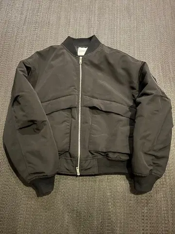 Code:graphy 블랙 MA-1 플라이트 자켓