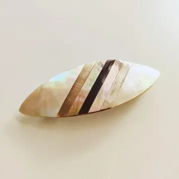 쉘 조개 머리핀 빈티지 레트로