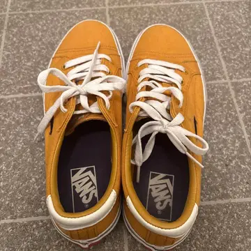 VANS 머스타드 로우컷 스니커즈 US 7