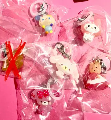 산리오 캐릭터즈 윳토 메지루시 액세서리 5종 세트 세미 컴프