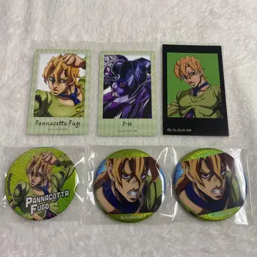 죠죠 판나코타 후고 포토 카드 캔뱃지