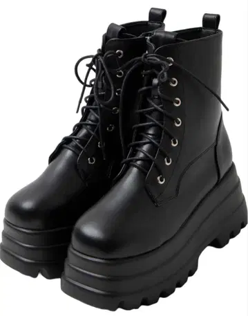 WEGO 볼륨 레이스업 숏부츠 M 사이즈