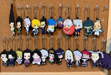 HUNTER x HUNTER 러버 키링 24종