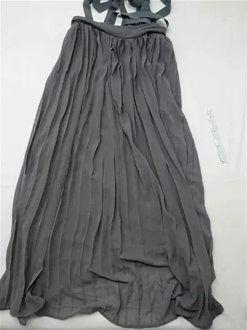 아메리 AMERI 플리츠 롱 원피스 그레이 계열 M 여성용