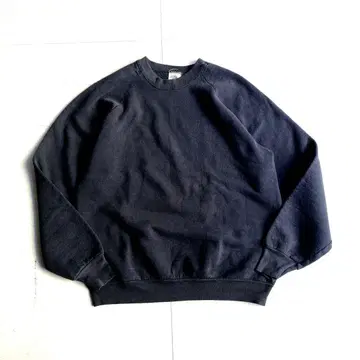 Fruit of the Loom 블랭크 맨투맨 USA제 블랙 BLACK