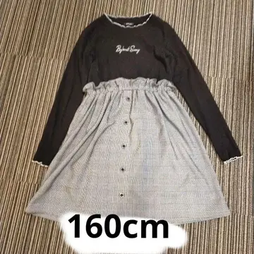 lovetoxic 자수입고 긴팔 원피스 160 사이즈