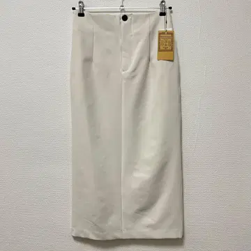 BEARDSLEY 심플 타이트 스커트 아이보리 비어즐리