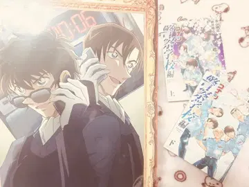 명탐정 코난 아트 보드와 코믹스 세트