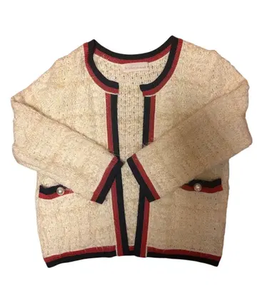 [새상품급] 31 sons de mode 트위드 니트 가디건