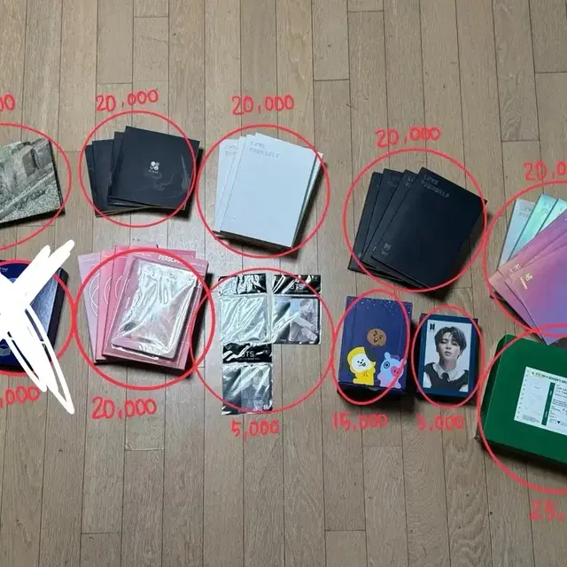 방탄소년단 앨범(포카O) 및 각종 굿즈