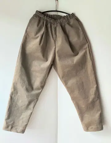 핸드메이드 스트레치 코듀로이 편안한 테이퍼드 팬츠