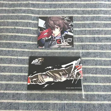 페르소나 p5r 아케치 고로 아모 카페 크로우 정사각형 씰 혜택