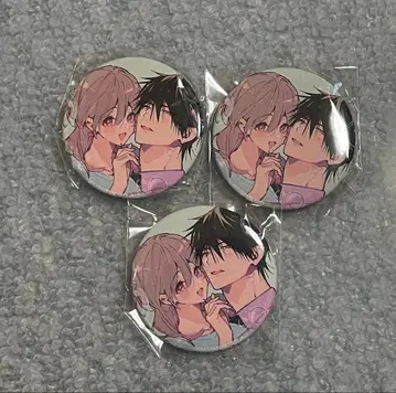 이누카이 씨는 숨겨진 애정 넘치는 상사 토이 캡슐 캔뱃지 3개