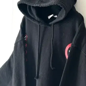 마블 데드풀 맨투맨 후드티 L 블랙 블랙 구제 의류