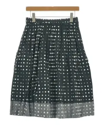 BLACK COMME des GARCONS 롱 맥시 길이 스커트 여성용