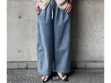 CLOCHE 데님 커브 팬츠