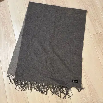 캐시미어 100% 프리미엄 캐시미어 그레이 머플러 대형