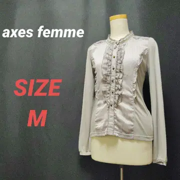 엑시즈팜 프릴 티셔츠 블라우스 레이스