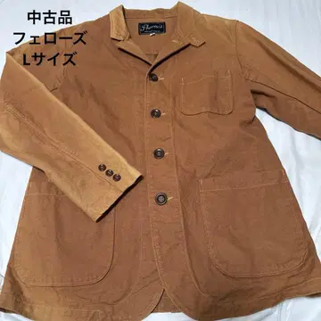 [ 중고품 ] 페로우즈 브라운 자켓 40/L