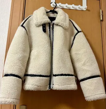 ZARA/ZW 컬렉션 보아 무스탕 자켓/XS