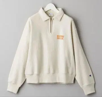 beauty&youth 별주 champion 하프 지퍼 맨투맨