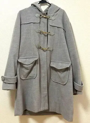 3L 그레이 기모 고급 코트