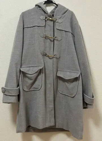 3L 그레이 기모 고급 코트