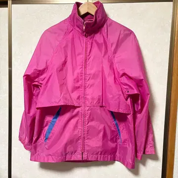 Eddie Bauer 블랙 택 나일론 자켓 핑크 에디 바우어 S