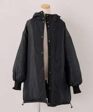 ROPE PICNIC 충전솜 몬스터 코트 블랙 프리 사이즈