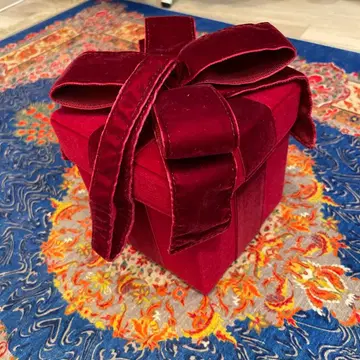 LULU GUINNESS 버건디 핸드백